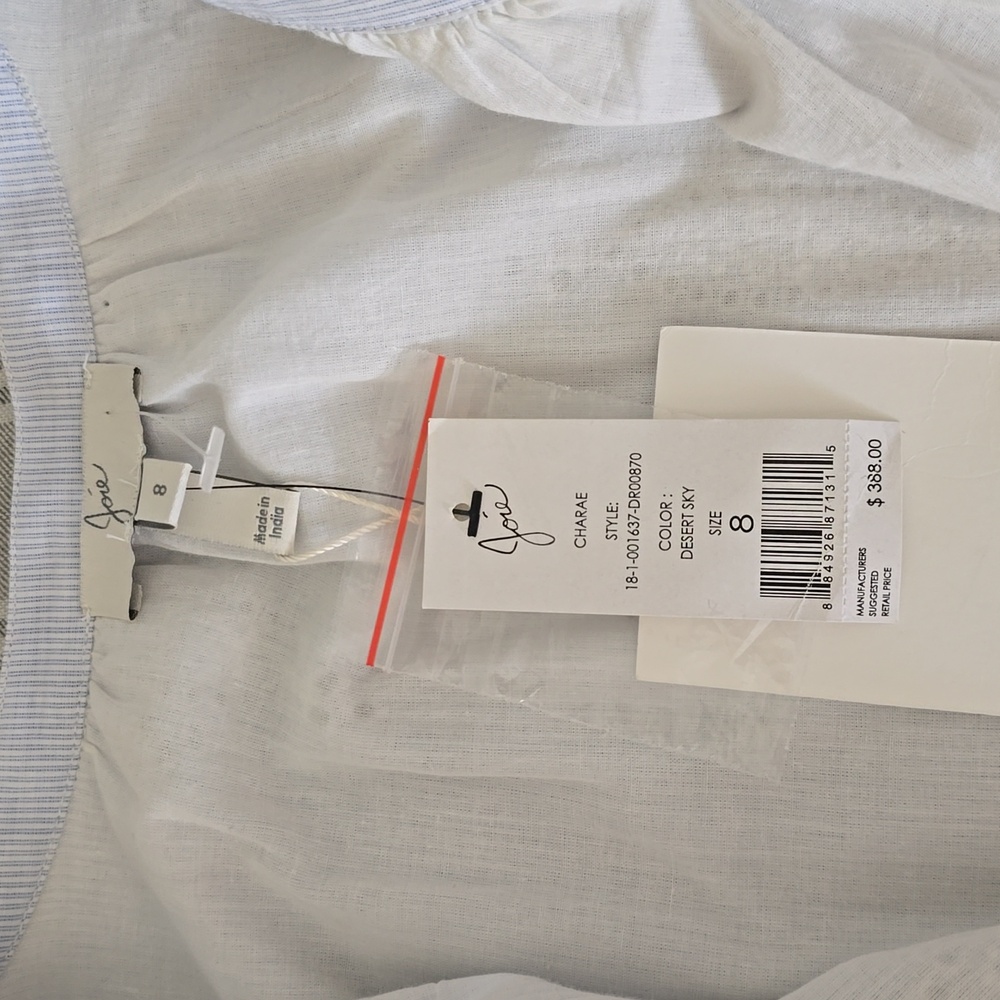 Joie Eyelet, Cotton Midi Dress, NWT, Sz 8